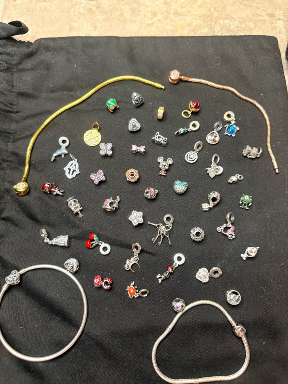 COMING SOON TO A LISTING NEAR YOU- selling all my unused AUTHENTIC pandora-